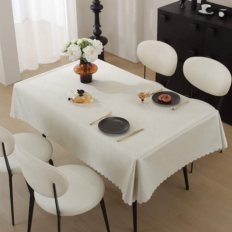 Gold crack tablecloth restaurant homestay tablecloth rectangular coffee table decoration cover tablecloth HLQQ01-image-1059692389