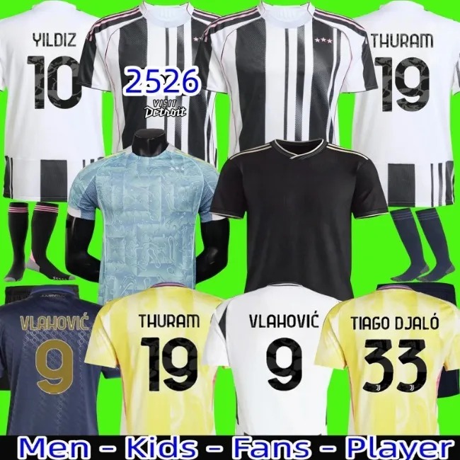 2025 2026 fans player soccer jerseys home away MILIK DI MARIA VLAHOVIC KEAN POGBA CHIESA McKENNIE LOCATELLI top jerseys 25 26 Kits men and Kids u-image-888624059