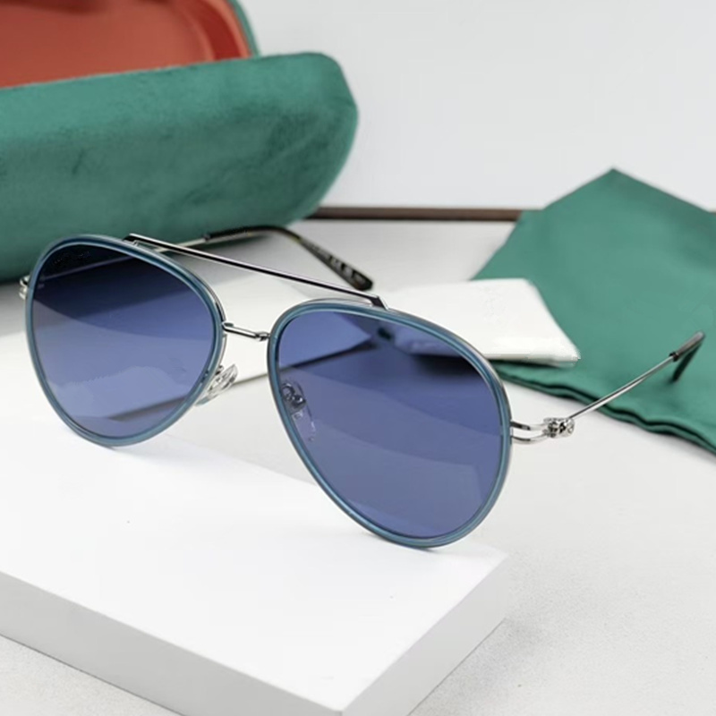 NEW I98IS Hipster classical Pilot Sunglasses unisex UV400 HDlens quality Lightweight titanium polarized glasses56-15-145for prescription goggles