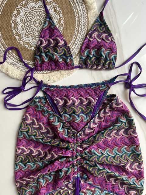 bikini skirt set, sexy bikini striped swimsuit bikini women swimw L260116-image-991596559