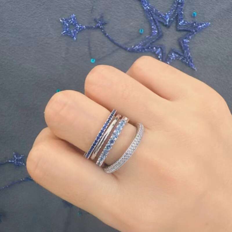 wedding Plain Band Ring Women's Elegant Gold Plated Inlay Jewelry Classic Ring Collection Solid