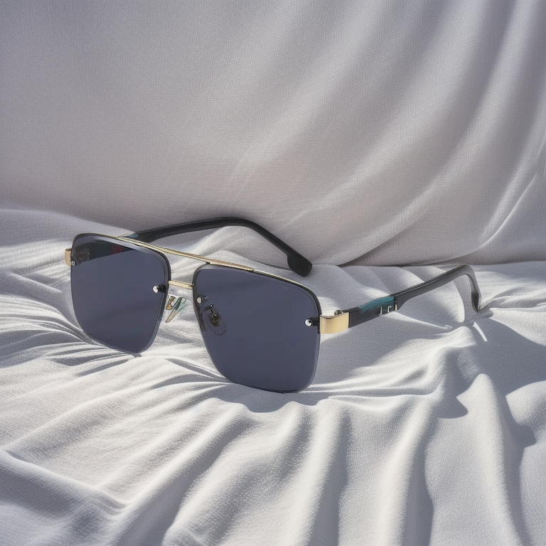 Sunglasses For Women Men Fashion Eyeglass Nose Rest Double Metal Beam Casual Vacation Mens Womens Glasses For Drive-image-992253944