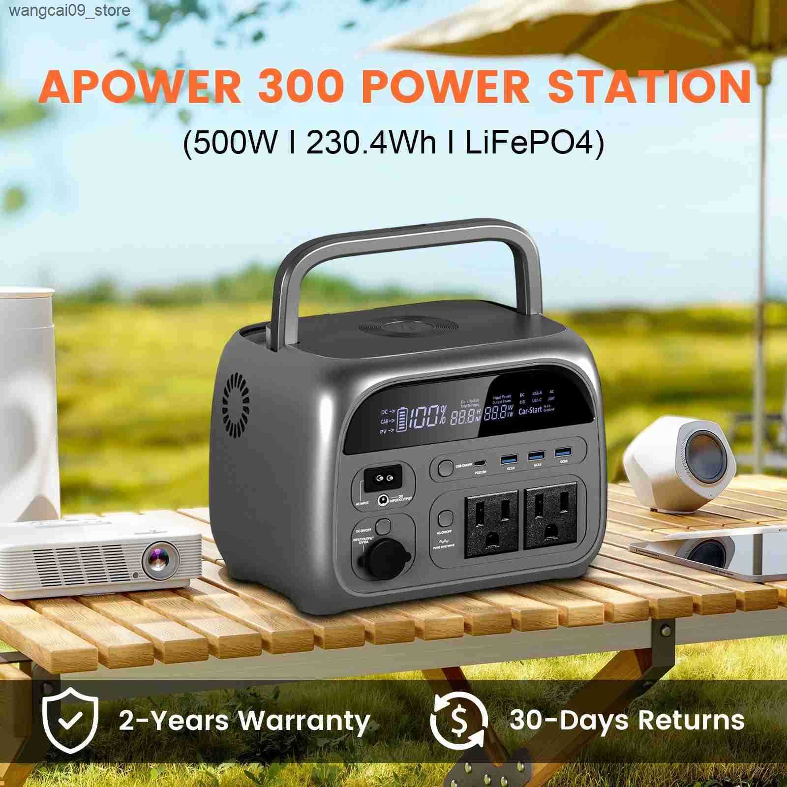 500W 230WH Portable Generator Power Station 72000mAh Camping LiFeP04 Battery 110V Backup Storage Energy PowerBank Fishing z250530-image-1059830189