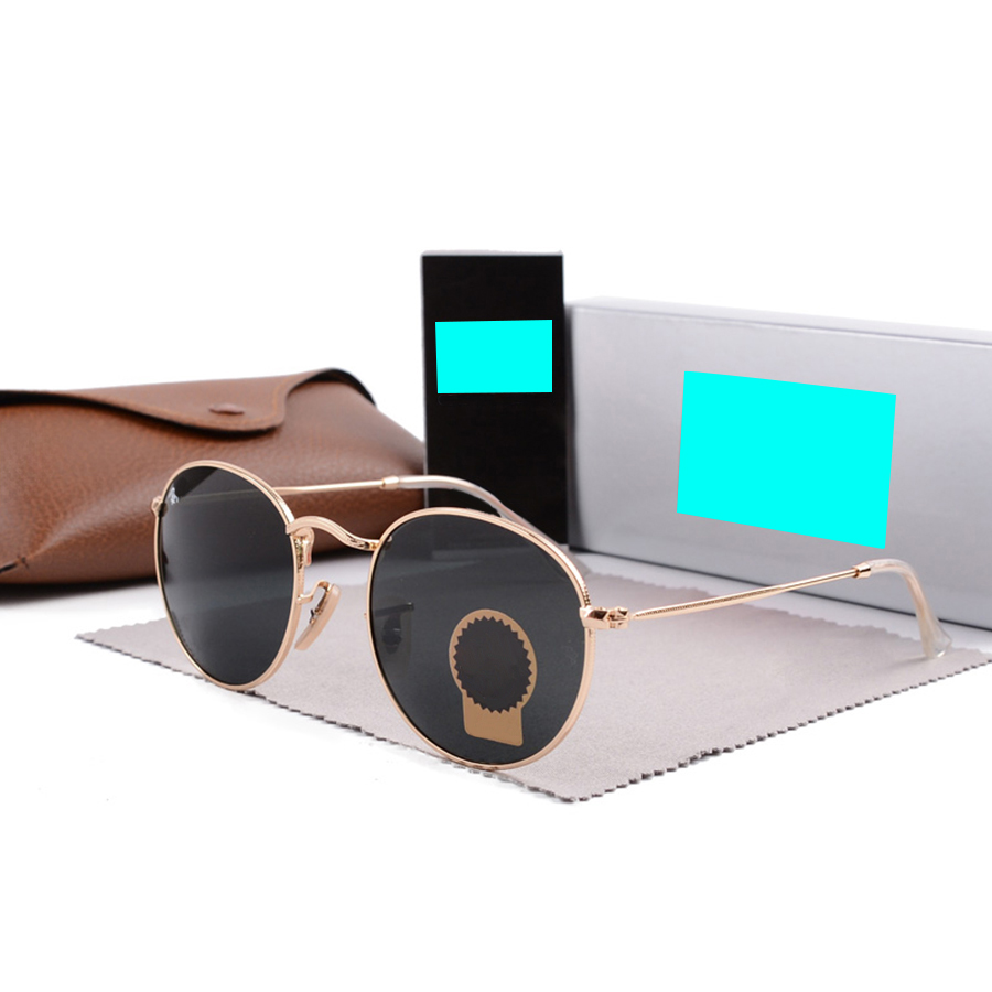 Designer des lunettes de soleil de mode de création de lettres de grande cadre adulte polarisés pour l'homme femme 6 Option bonne qualité