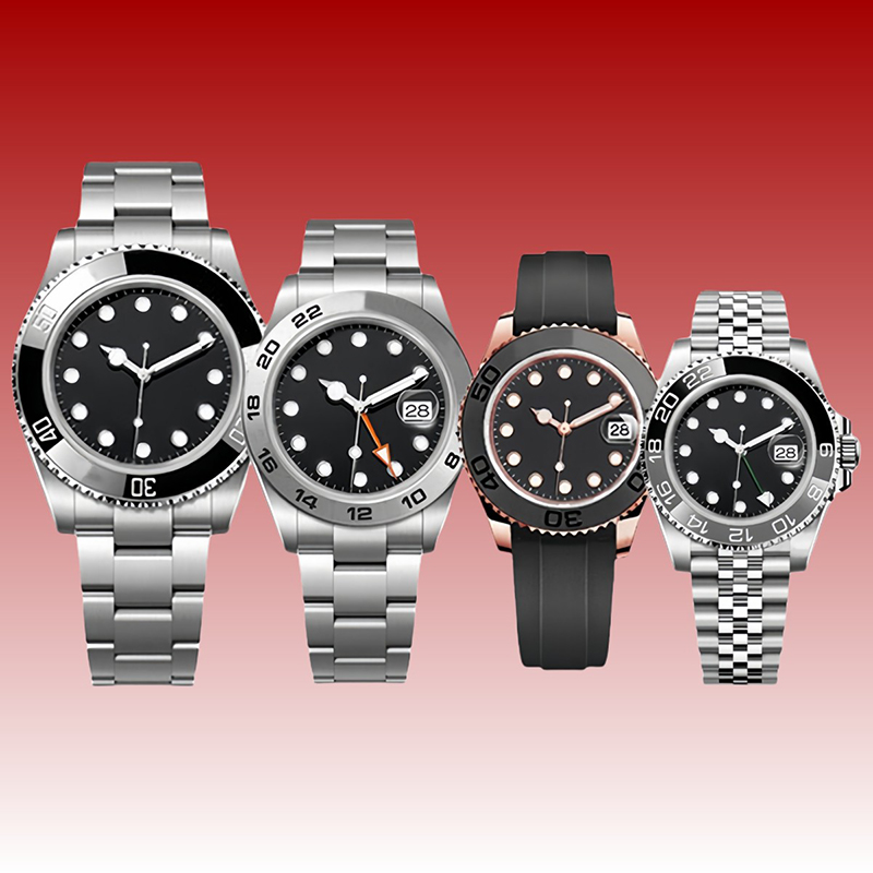 Montre automatique de luxe pour hommes, design mécanique, luxe 40mm, nouveau produit, lunette en céramique noire, montre TK à la mode, 904L, tout