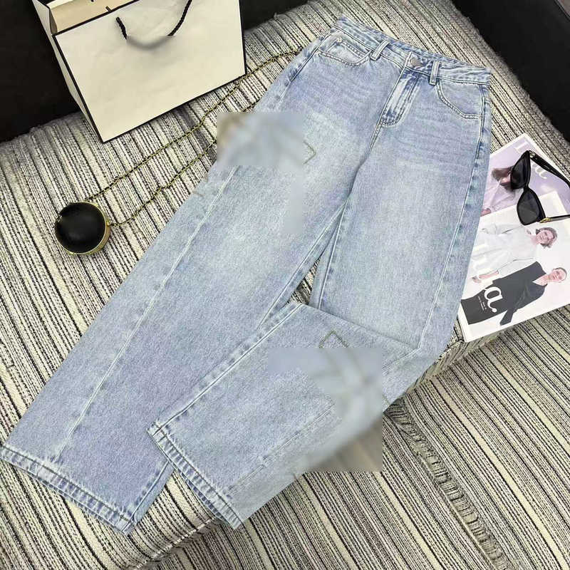 Designer jeans pour femmes jeans de luxe Vêtements pour femmes en été neuve pour les petites femmes lâches brodées longues pantalons umf4