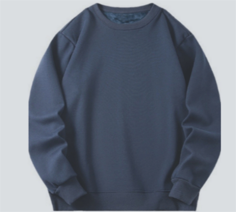 206 Men Long-sleeved T-shirt Round Neck Long-sleeved Casual Sweatshirt