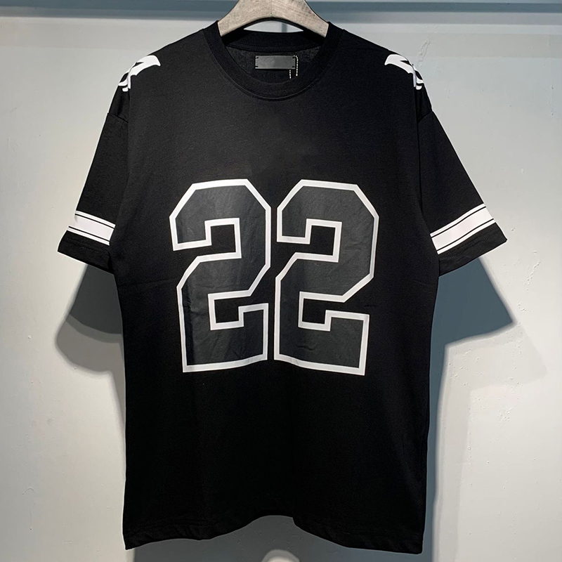 5A mens t shirt designer t shirts graphic tee clothing clothes hipster fabric Street womens graffiti Lettering foil print Vintage coloeful Loose fit
