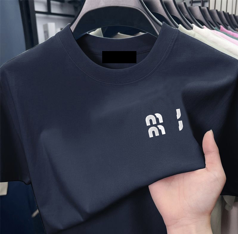Summer men's and women's fashionable and casual new T-shirt brand clothing: pure cotton round-neck short-sleeved men's T-shirts and w