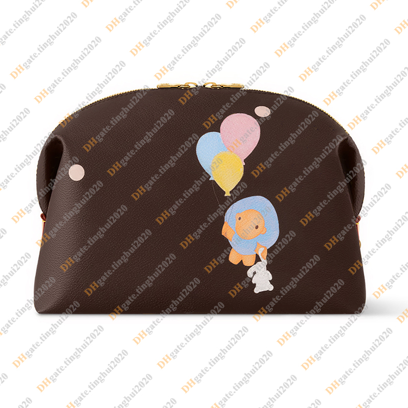 Ladies Fashion Casual Designe Luxury Cosmetic Pouch GM Bag Toiletry Bag Toiletries Pouch Clutch Bag Handbag TOTE Storage Bag TOP Mirror Quality M148