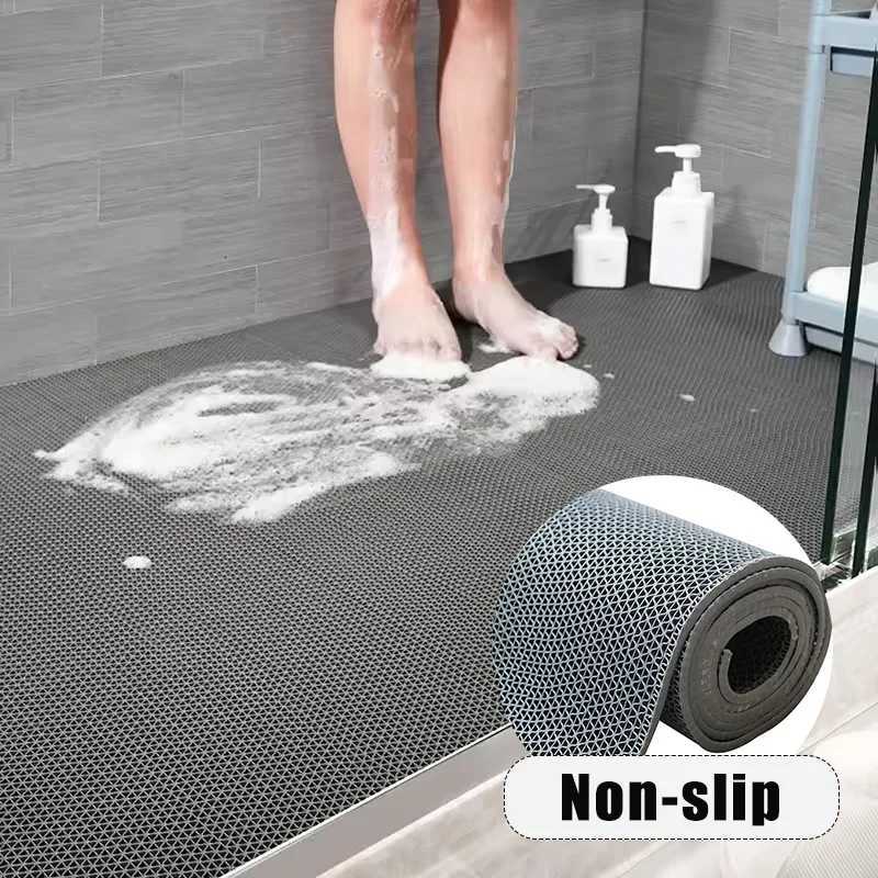 Drainage Non Slip Mat Commercial Floor Mat PVC Drainage Mat Bathroom Pool Floor Mat Mesh Big Hollow Door Mat Roll for Swim Pool M251201-image-1086779874