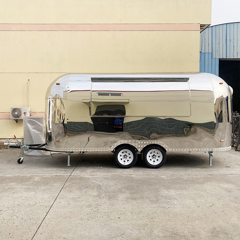 Commercial-Grade YG 8.2ft Food Trailer with Pre-Installed Stainless Steel Equipment-image-1086725708