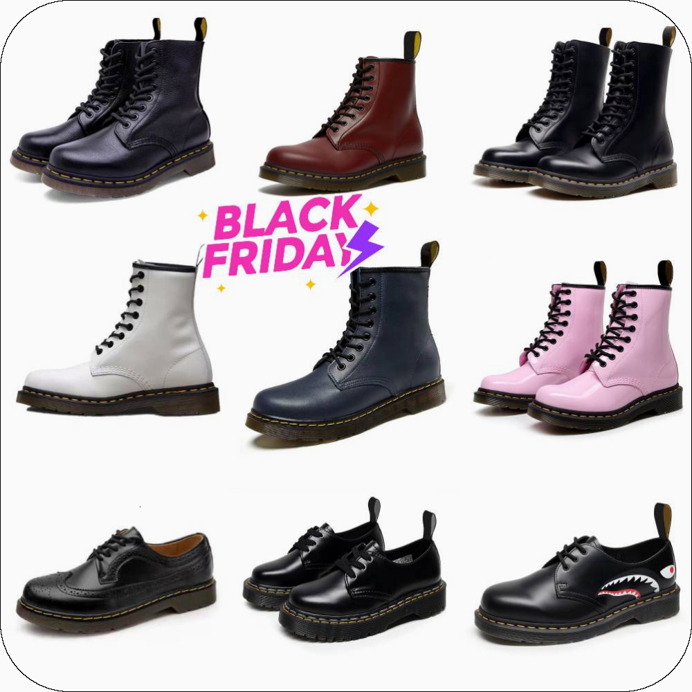 Designer Drbootiess High Martin Vintage Boots 1460 Smooth Lace Up Bootsreal Leather Winter Snow Marteen Outdoor Shoes Men Women Ankle Mini Oxford Bo