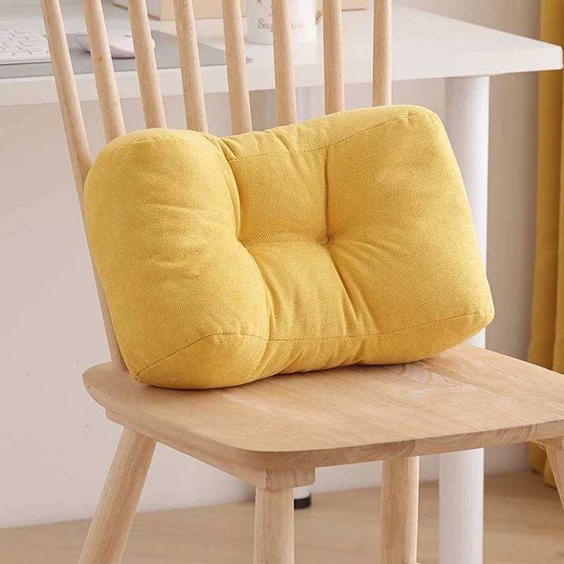 Seat Cushion Pad Throw low lows Solid Chair Cushions Pads Reading Seat and Lumbar Back Support Linen Cotton Thick Fluffy H251201-image-1086790075