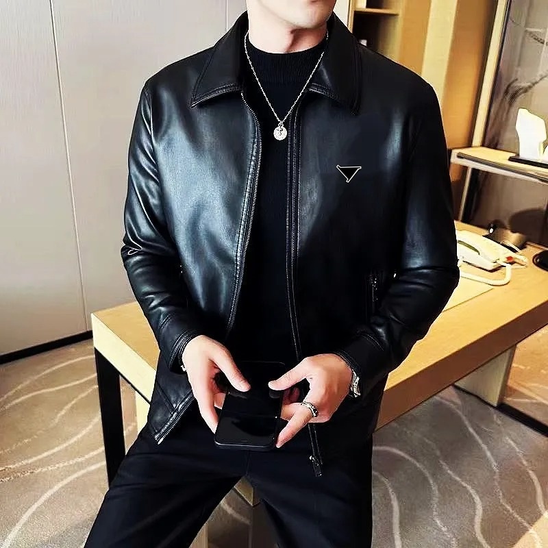 Designer jacket men jacket mens leather jacket autumn and winter styles men's outdoor motorcycle suit leather jacket fashionable and casual