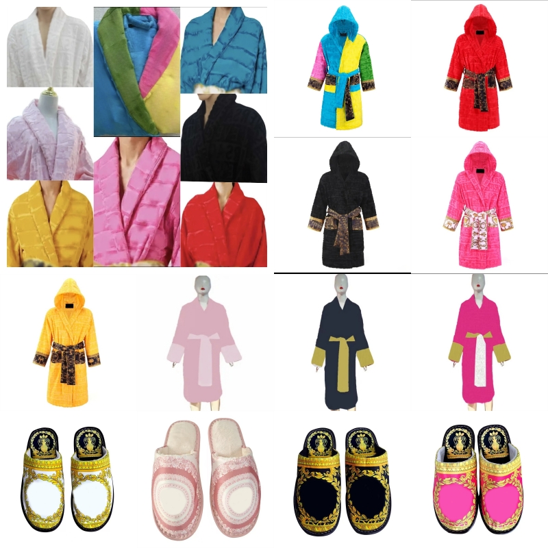 Bathrobe for men and women sleep robe unisex man cotton sleepwear night robe highquality bathrobe designer robe breathable elegr 13 Colors S-3XL-image-836897775