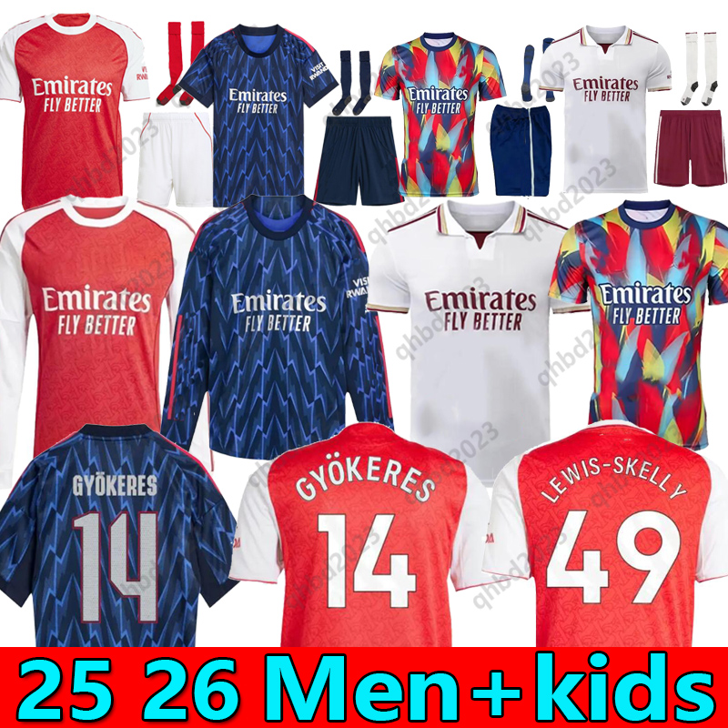 25 26 SAKA Soccer Jerseys ODEGAARD RICE HAVERTZ EZE NWANERI MARTINELLI ZINCHENKO LEWIS-SKELLY Calafiori NKETIAH SALIBA TROSSARD JESUS arsenalsfoo-image-936585689