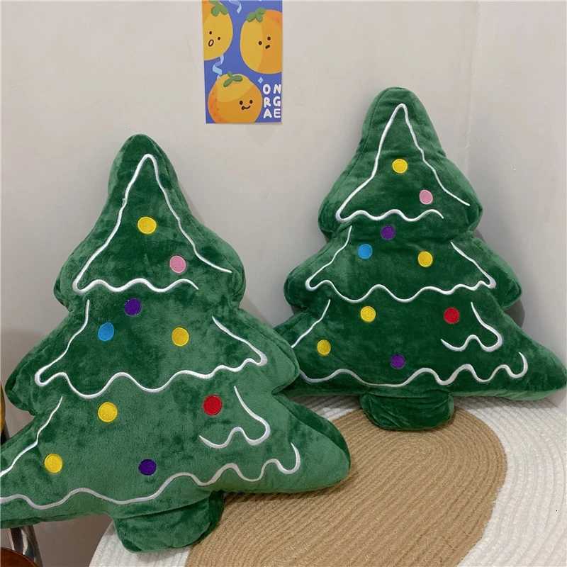 Christmas Doll Gingerbread Man Xmas Tree Throw low Christmas Decoration 2026 Sofa Ornament Christmas Gift low Cushion H251201-image-1086791181