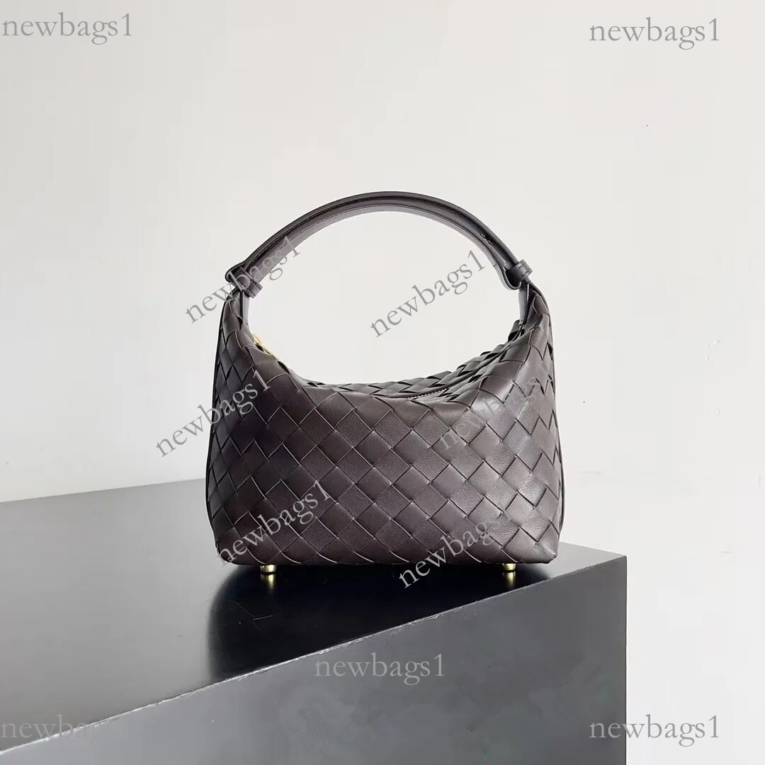 Mini fourre-tout de qualité supérieure Jodie Sacs sous les bras Sac de boîte à lunch de mode Wallace avec savoir-faire Intrecciato en cuir de vea