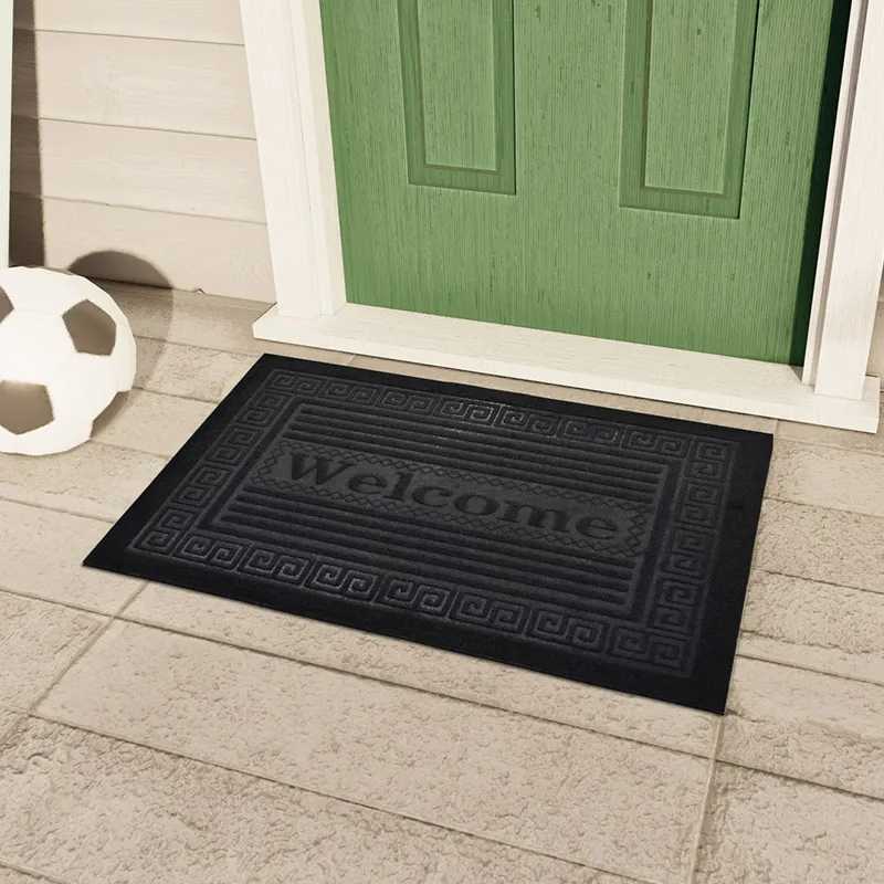 dust-proof entrance welcome matcomfortable anti slip entrance carpetautumn and winter door mathigh flow area shoe scraperhom M251201