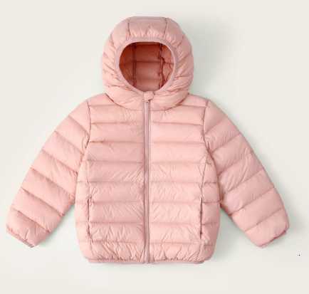 Winter lightweight down jackets for both boys and girls, with large and small hooded thick and warm children's coats H251023-image-1081307191
