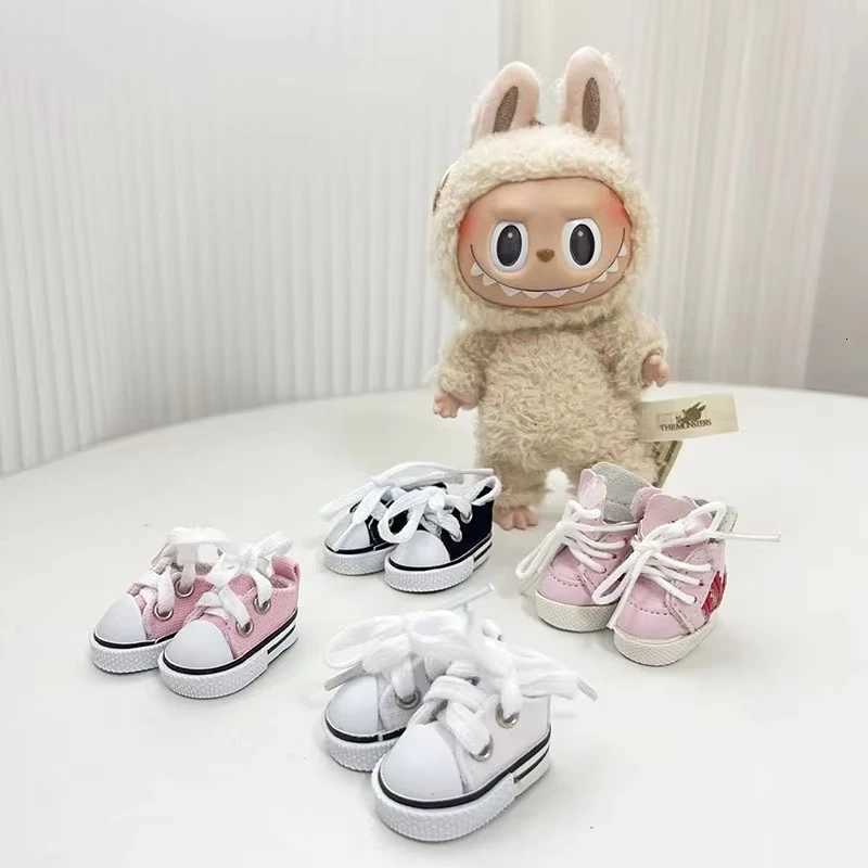 17cm Cute Labubu Leather Shoes Canvas Shoes Sneakers Camera Labubu Korea Kpop Exo DIY Girls Labubu Doll Accessories W251202-image-1086942952