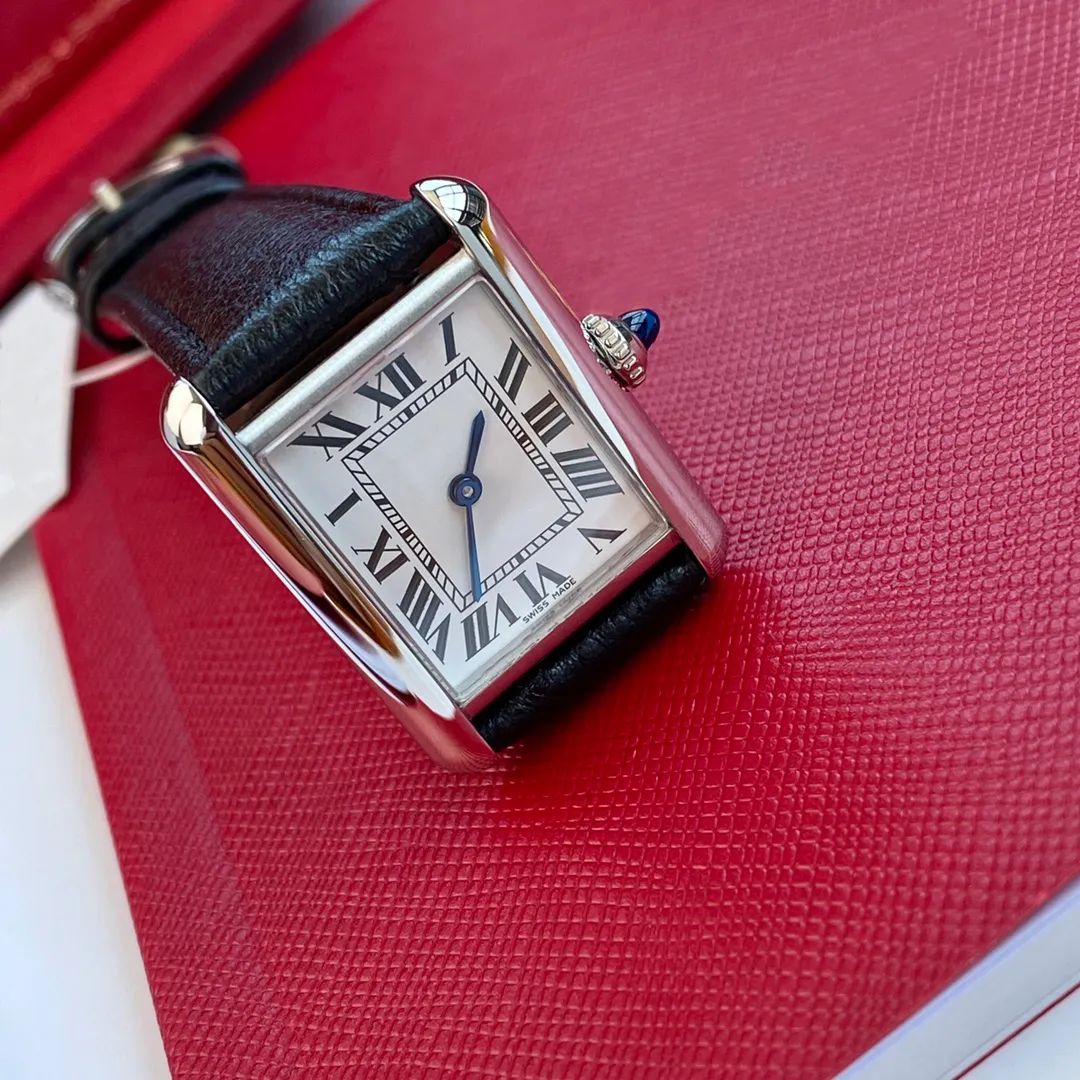 Hot Classic Gift Vintage AAAQuartz Movement Roman Markers Woman Watch Luxury Designer Watches Neutral 29.5MM Watchs