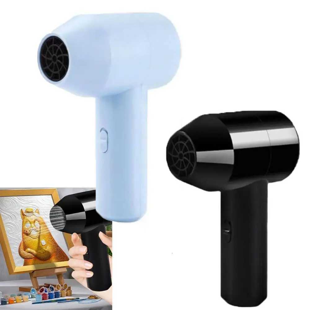 Mini Wireless Hair Dryer for Drying Painting Portable Wireless Handheld Mini Fan USB Charging Watercolor painting Air Blower C251202-image-1086952161