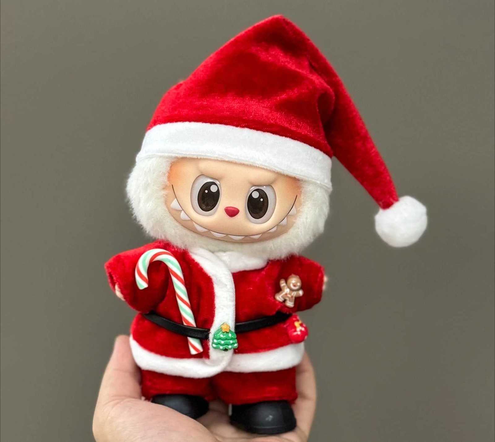 17cm Labubu Doll Christmas Clothing Set Festive Santa Snowman Outfit Soft Comfortable Doll Apparel Hot W251202-image-1086943032