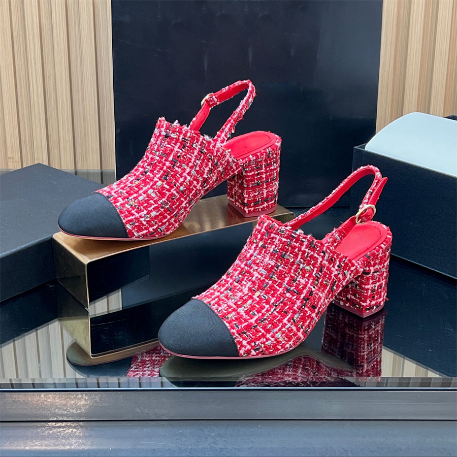 décolleté Tacchi larghi Punta quadrata Abito da ufficio Sandalo con tacco alto Scarpe firmate da donna Festa Scarpe da sposa Mocassini di alta quali