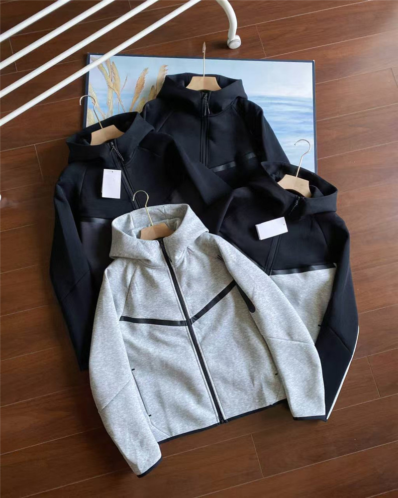 Cross-border Spring and Autumn New Men's Windwalker Series Hooded Knit Suit 4 colors