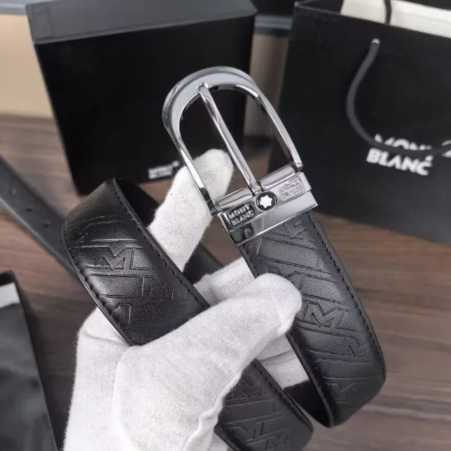 Quality festival Montblancs leather active Top New sports grain Germany casual brand Designer Belts charm men Business MB Needle Buckle Belt classic