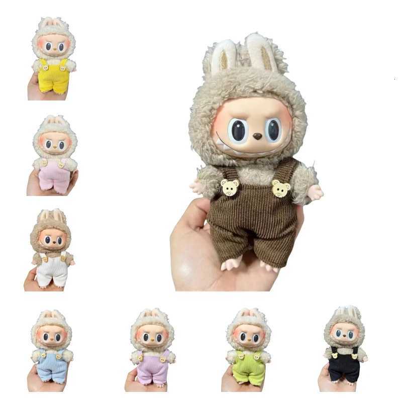 Suitable for Labubu Doll Overalls 17cm V1 V2 V3 Plush Doll Clothes Set DIY Clothing Accessories Creative Childrens Toy Gifts W251202-image-1086943033