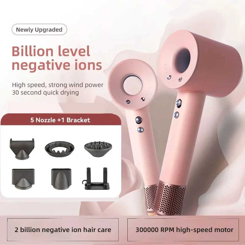 Professional Bladeless Hair Dryer Powerf Blow Dryer Quick Drying Travel He Hairstyler Negative Ion Hair Care C251202-image-1086952133