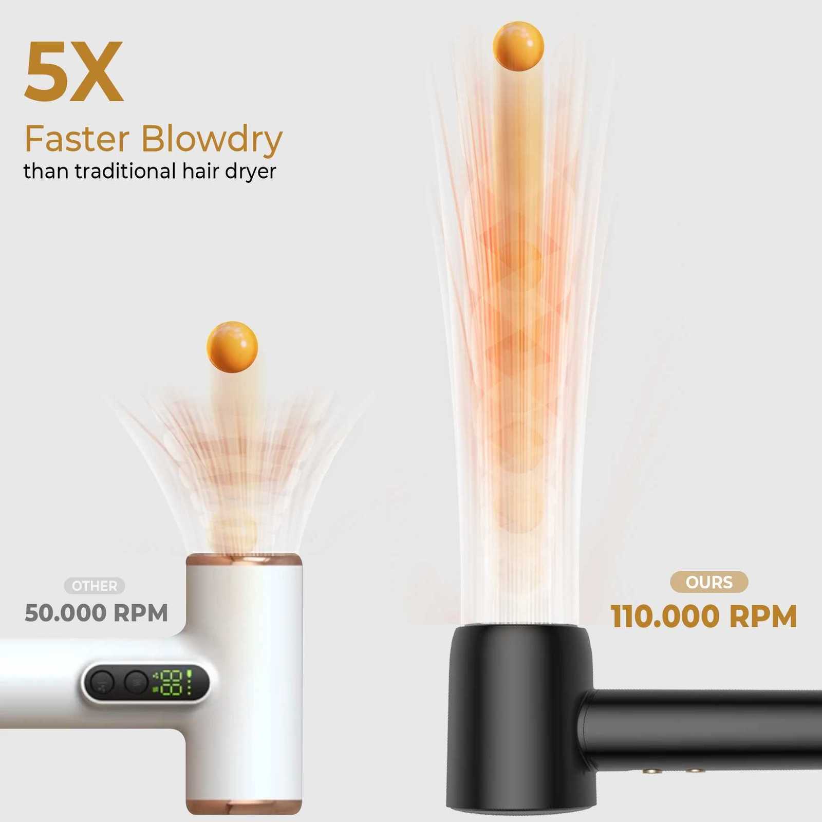 High Speed Ionic Hair Dryer with Hot and Cold Air Functionality Lightweight 2 in 1 Professional Styling Tool for Easy Blowouts C251202-image-1086952564