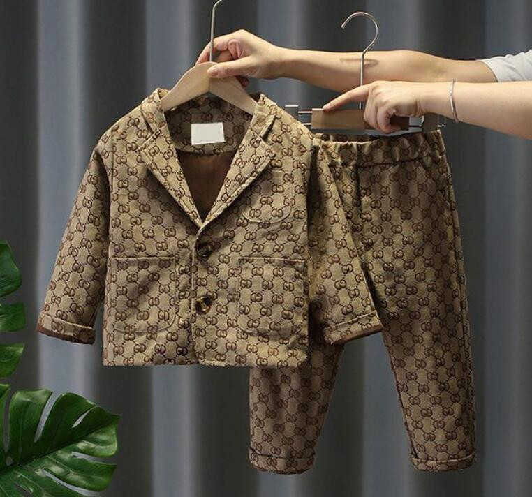 Designer Clothes Boy Kids Clothing Sets Jeans Suit Denim Pant Children Coat H2512088-image-1087715203