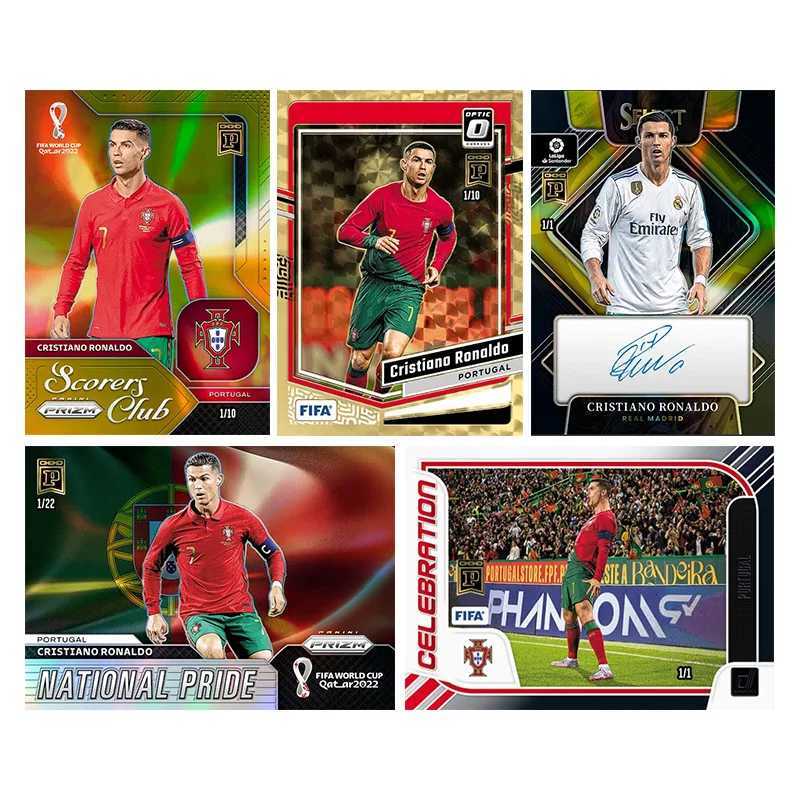 Homemade Panini Football Series Ronaldo Collection Signature Flash Card Toys L251202B4G0-image-1086882854