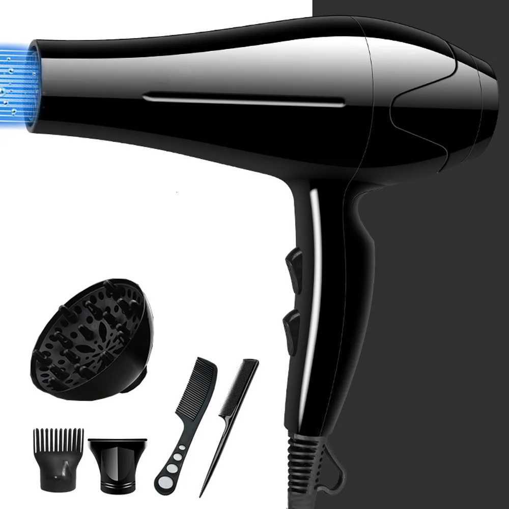 Professional High Power Hair Dryer Set with B Motor Fast Drying Low Noise - Includes Detachable Nozzle Cb Protective C C251202-image-1086952587