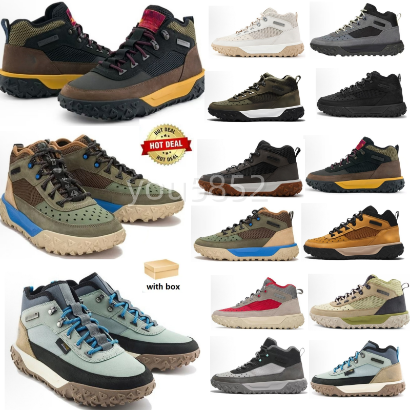 Avec boîte Designer Bottes pour hommes 6S 6 Botte de travail Escalade Randonnée en plein air Alpinisme Mouvement Semelle en caoutchouc Triple Noi