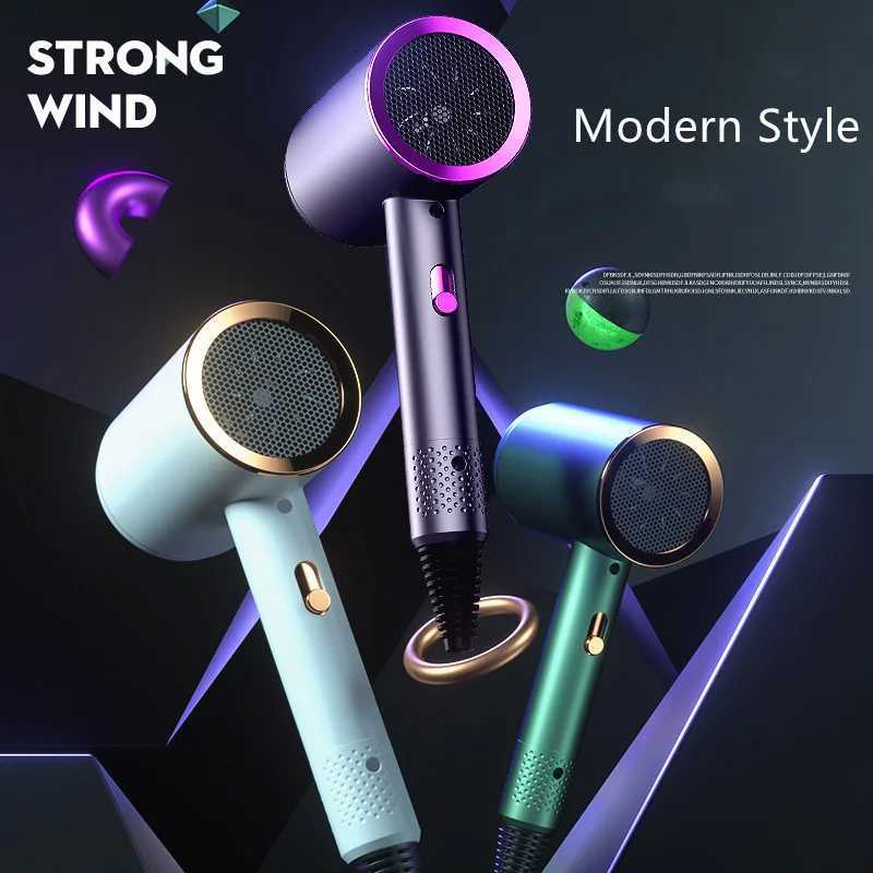 He portable high power e hair dryer 1200W professional hair dryer Strong wind salon negative ion hair dryer C251202-image-1086953182