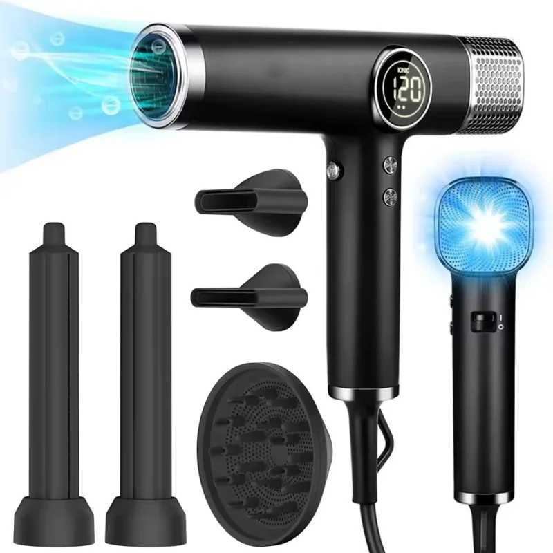 Top Selling 1800W High Power Bless Professional Salon Hair Blower Dryer BLDC Motor High Speed Negative Ionic Hair Dryer C251202-image-1086952124
