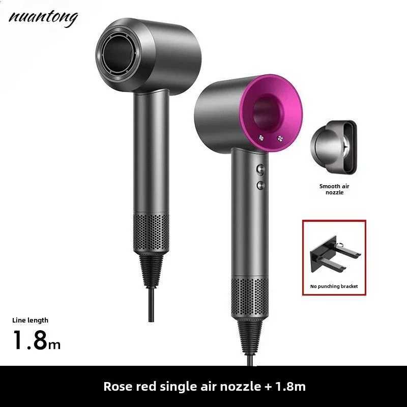5 in 1 Professional Hair Dryer with Anion Hot Cold Air Lightweight Thermostatic Styling Tool for Smooth Hair C251202-image-1086954052