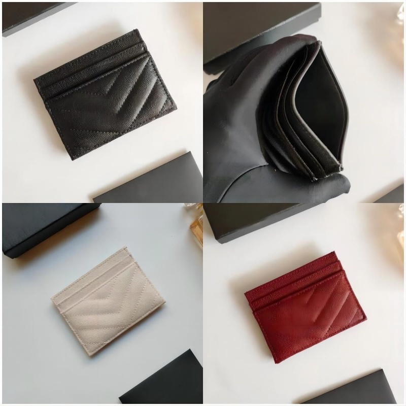 Porte-cartes pour femmes Porte-cartes Porte-cartes Porte-monnaie Designer Femmes Cuir Femmes Hommes Portefeuilles Mens Porte-clés Crédit Coin Min