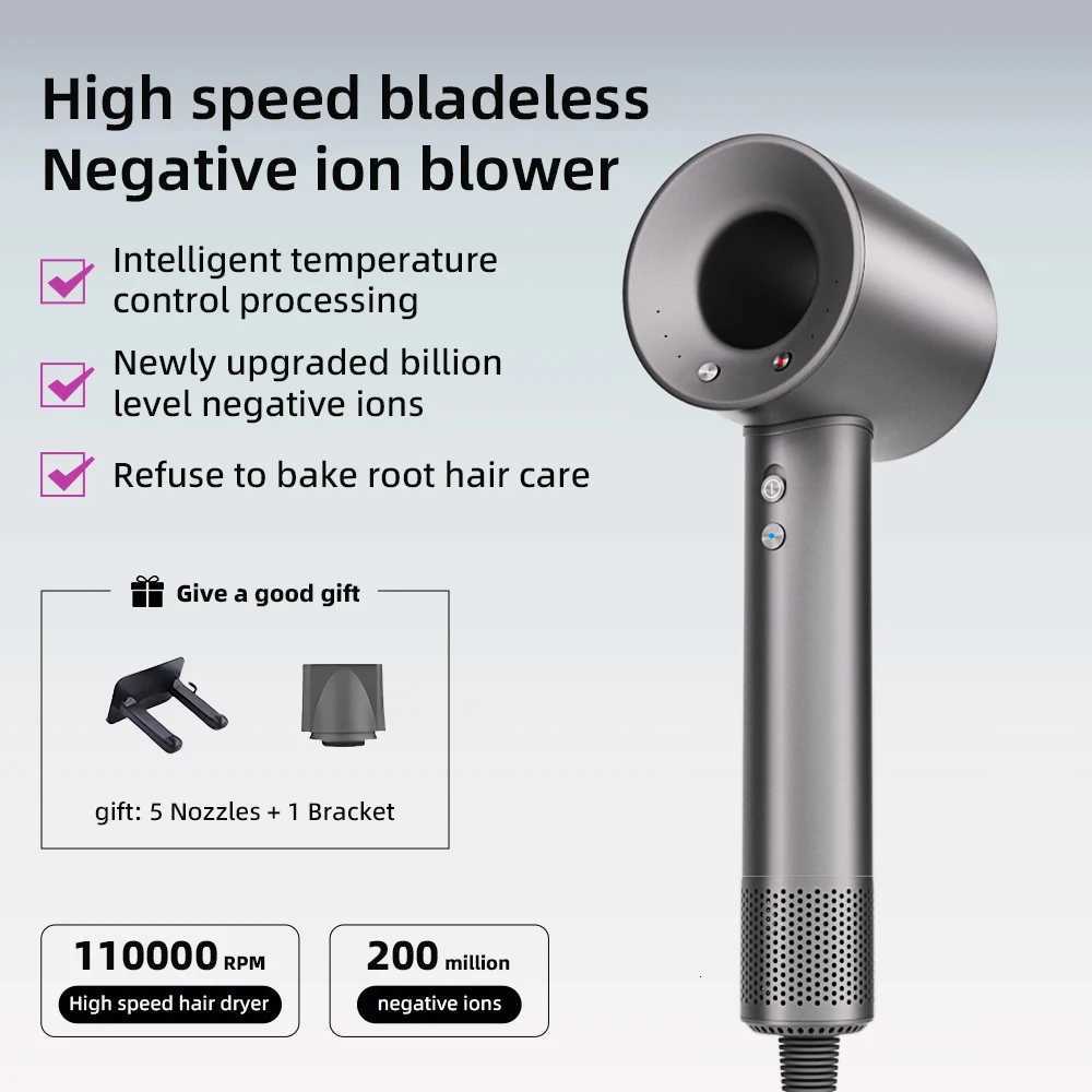 Professinal Leafless Hair Dryer Personal Hair Care Styling Negative Ion Tool Hair Care Quick Dry He Powerf Hairdryer C251202-image-1086952612