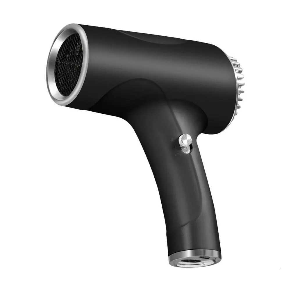 Portable Hair Dryer 2600mah Cordless Anion Blow Dryer 40/500W USB Rechargeable Powerf 2 Gears for Travel He Dormitory C251202-image-1086952408