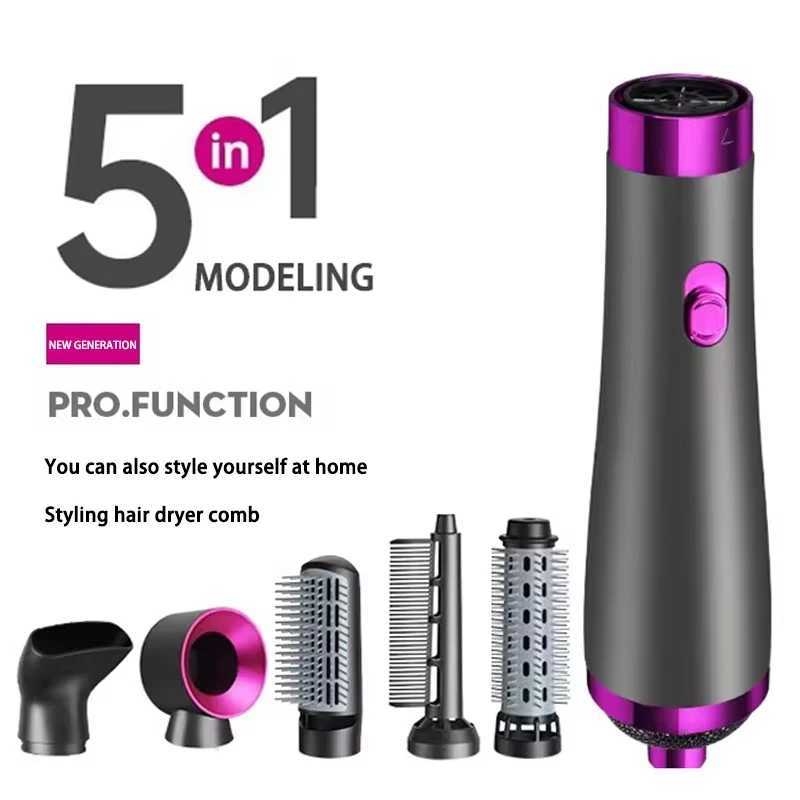 5 in 1 Mtifunctional Hair Dryer Portables High Speed Hairdryer Professional Noise Reduction Constant Temperature C251202-image-1086952076