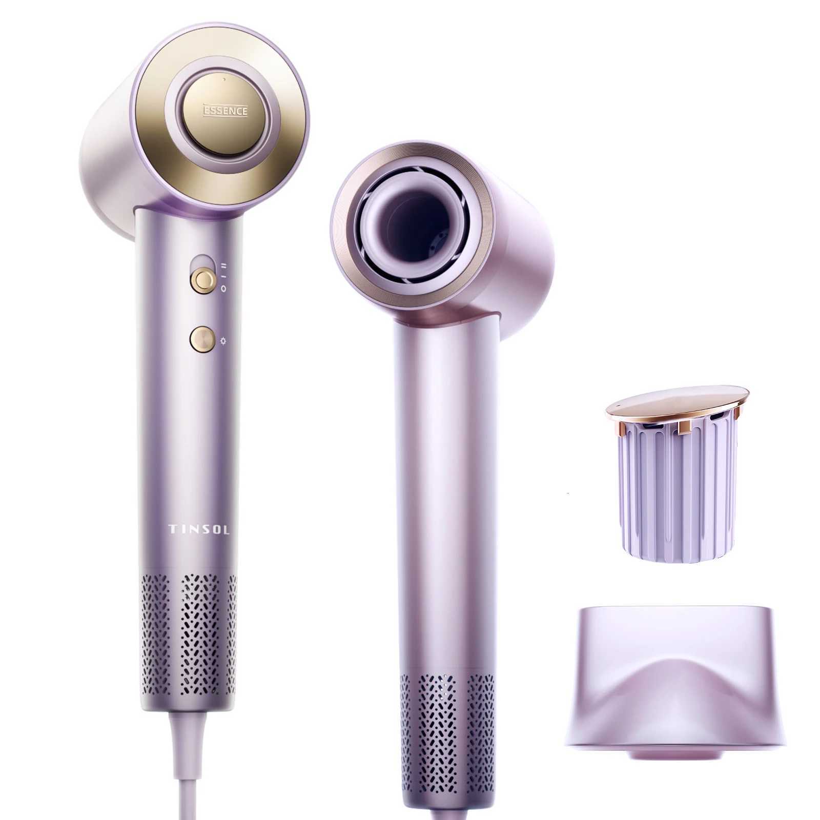 Tinsol Hair Dryer 500 Million Plasma Professional 130000RPM High Speed Bless Motor Blow Dryer Fragrance He Travel C251202-image-1086954144