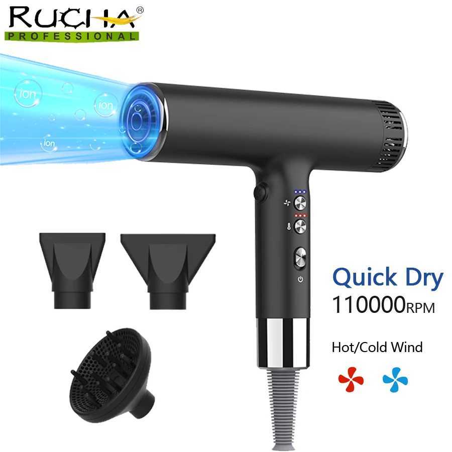 Professional Hair Dryer Hot and Cold Strong Wind High Speed BLDC Motor Negative Ions Blow Dryer Reduce Damage Hair Care Dryer C251202-image-1086954421