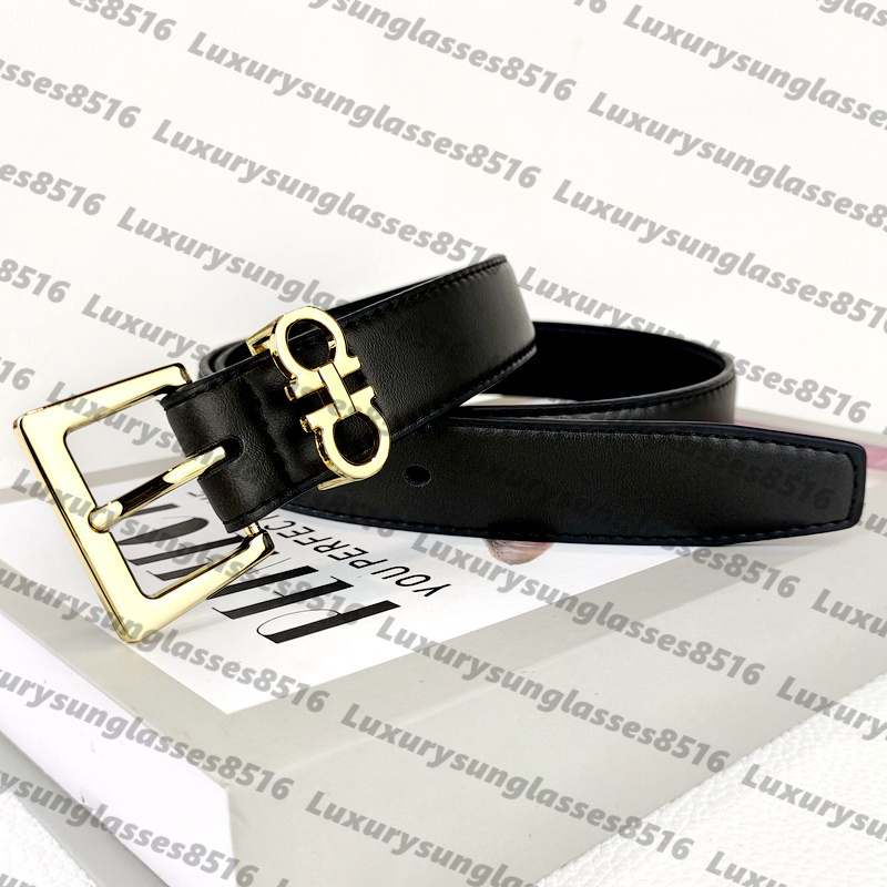 Ceinture de luxe pour femmes pour femmes Desginer Boucle d'aiguille en or Longueur 95-115cm Ceinture classique Convient aux ceintures de tenues d