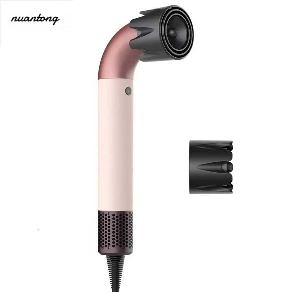 New High Speed Negative Ion Hair Dryer with Bend Tube Nozzle Quick Drying for Household Travel C251202-image-1086954071